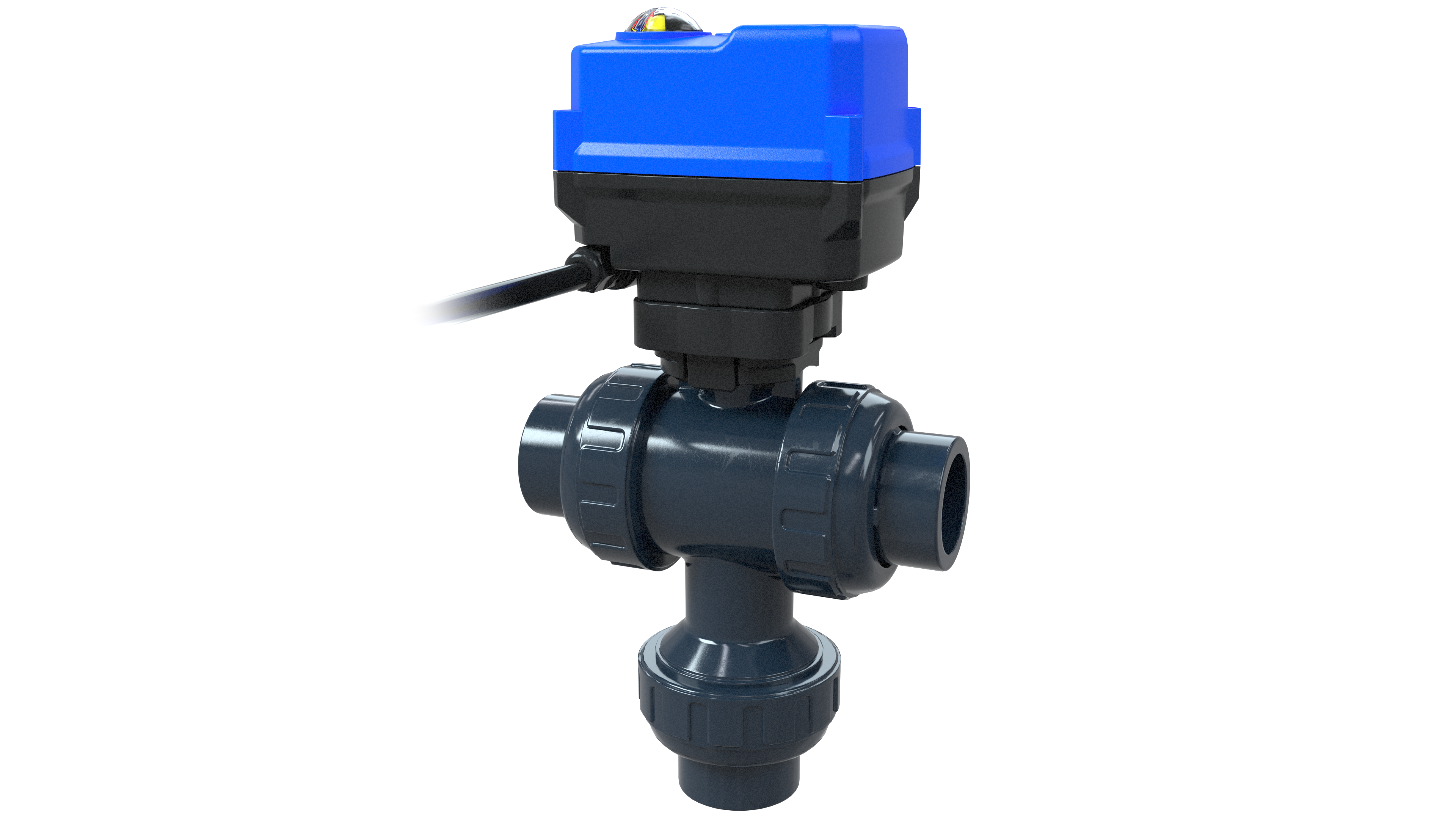 3-Way Ball Valve Type 23 (Electric Actuated Type TC)[1/2-4inch]（15-100mm）