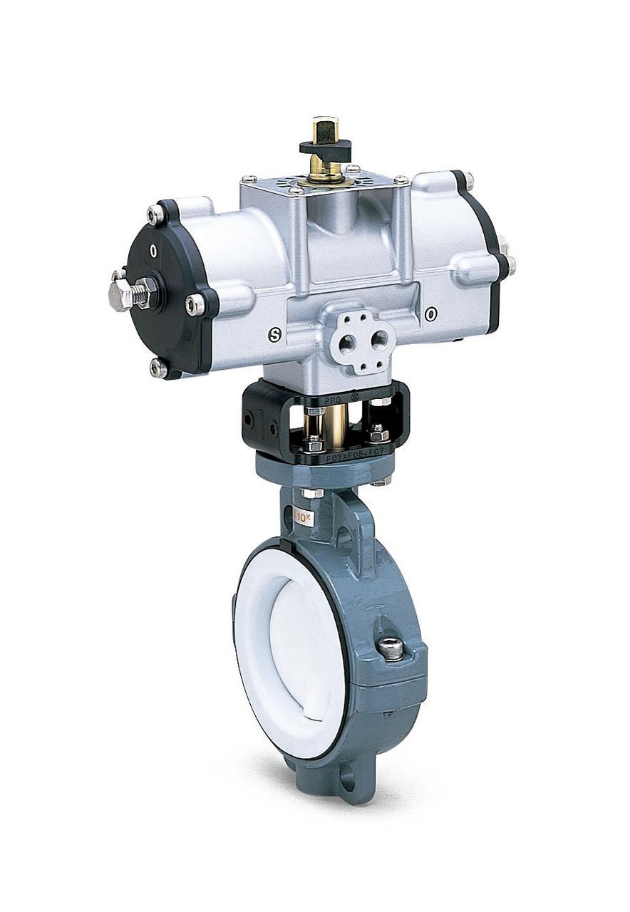 "	Butterfly Valve Type 55 (Pneumatic Actuated Type TA)[2-10inch]（50-250mm）"