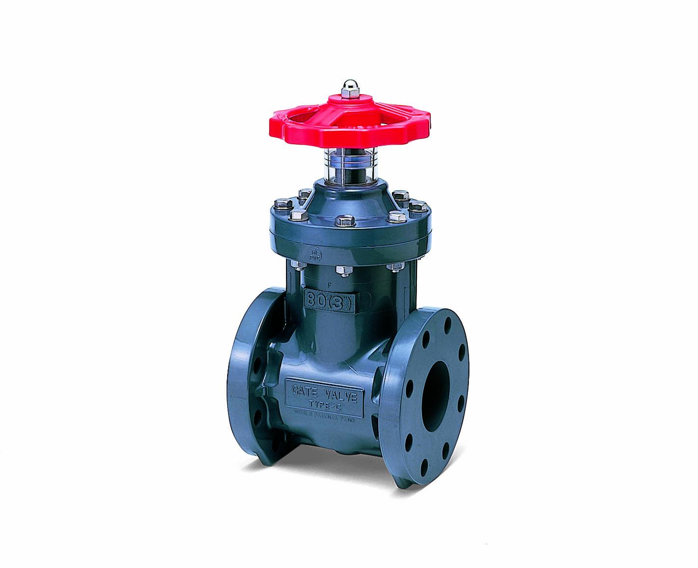 Gate Valve Type-P (Plug) Round Handle [1 1/4-14inch]（32-350mm）